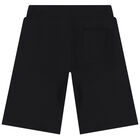 Black & Gold Logo Shorts, 1, hi-res