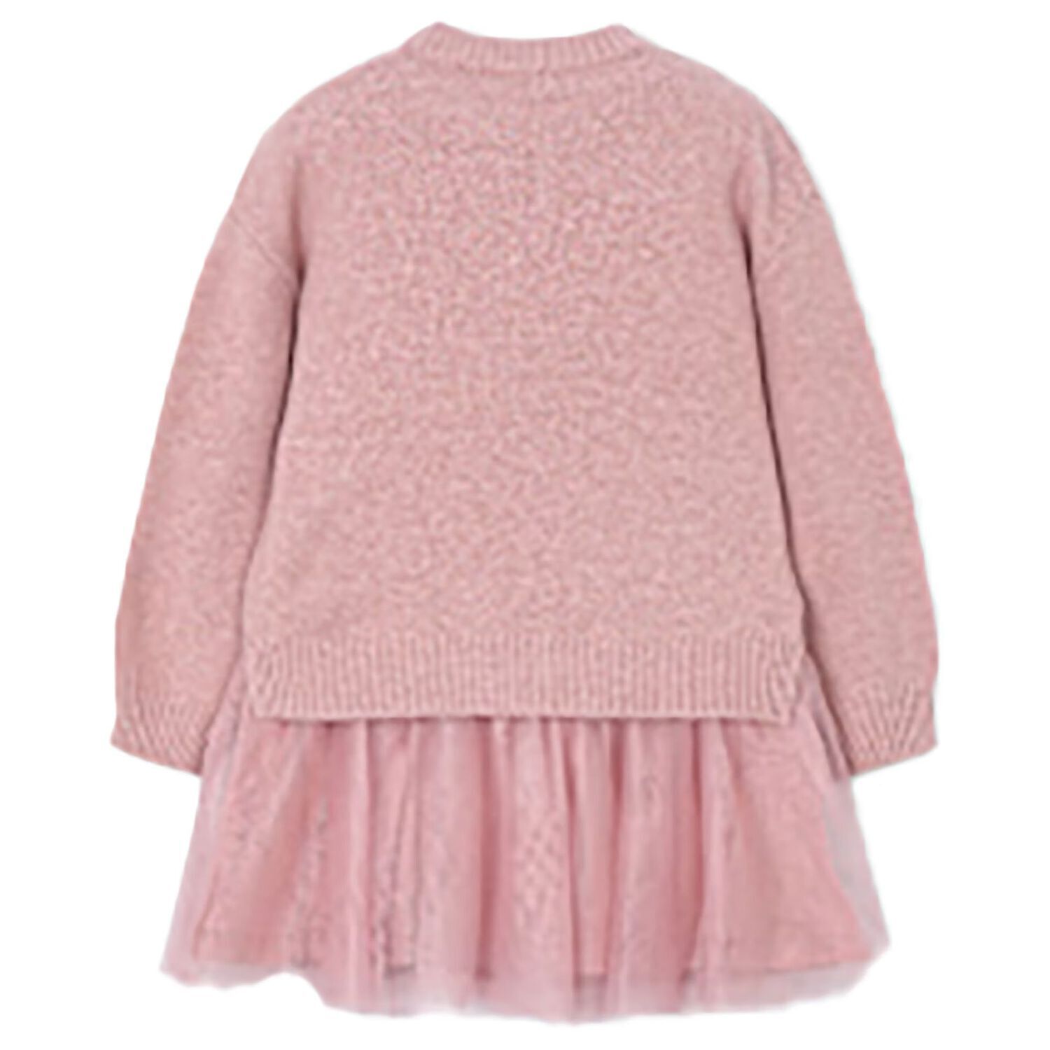 Girls Pink Tulle Dress Set, 1, hi-res