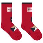 Boys Navy Blue & Red Socks ( 3-Pack ), 2, hi-res