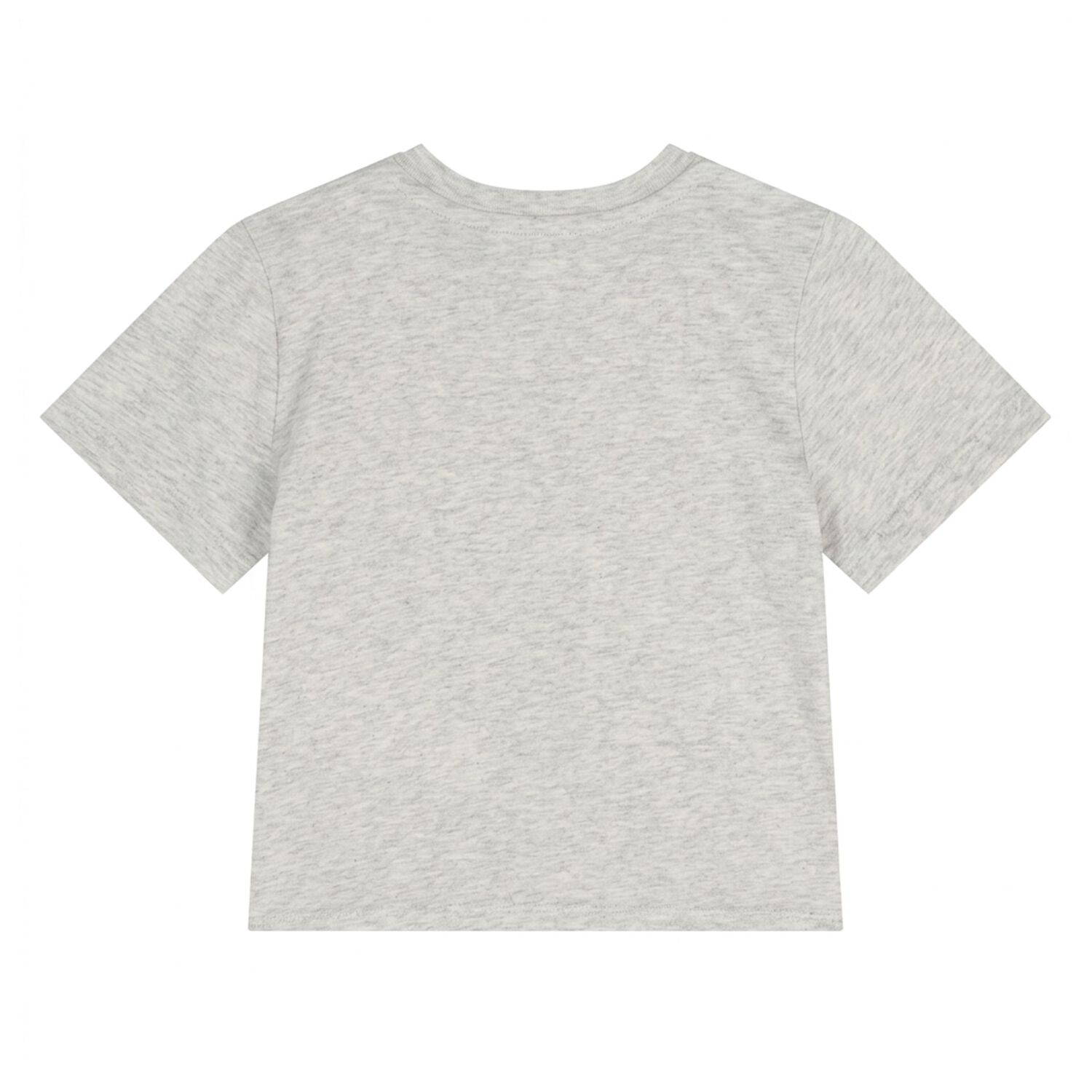 طقم شورت بشعار النمر باللون الرمادي للاولاد, 1, hi-res