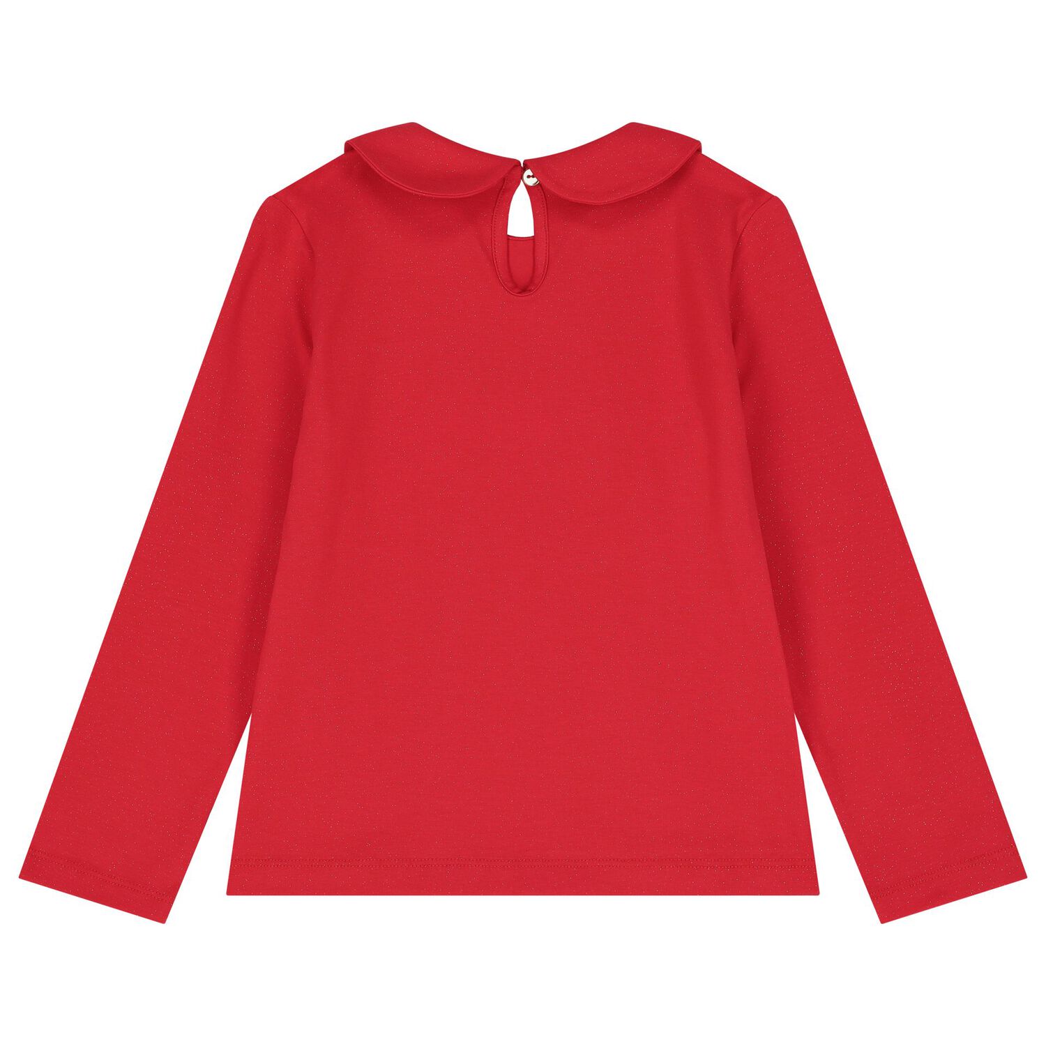 طقم تنورة بنات بالشعار باللون الأحمر , 1, hi-res image number null