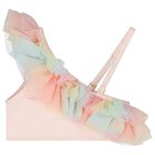 بكينى للبنات من التول باللون الوردى , 1, hi-res