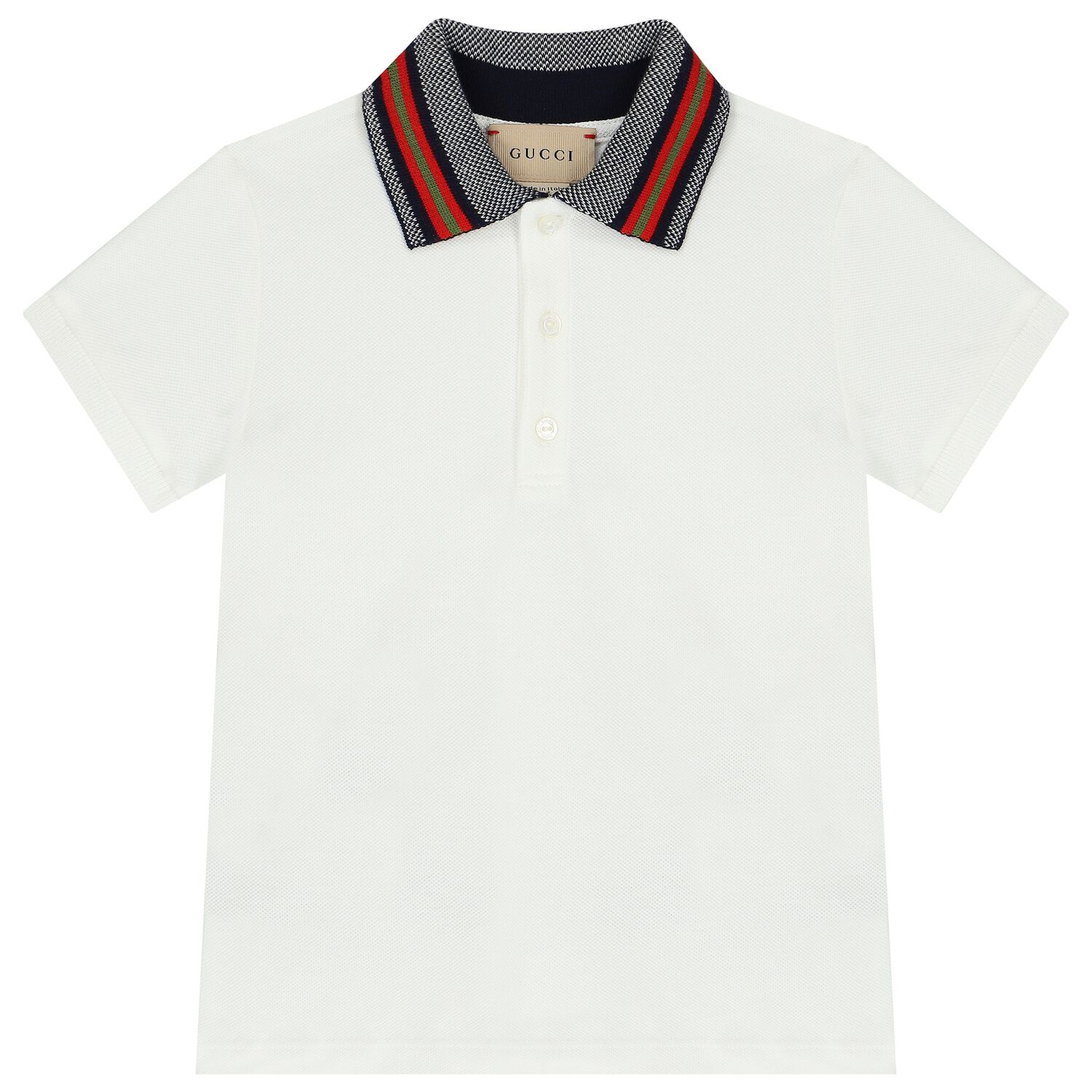 Boys White Polo Shirt, 1, hi-res