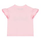 Younger Girls Pink & White Teddy Bear Logo Skirt Set, 1, hi-res