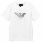 Boys White Logo T-Shirt, 1, hi-res