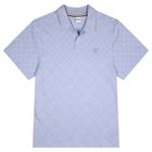 Boys Blue Logo Polo Shirt, 1, hi-res