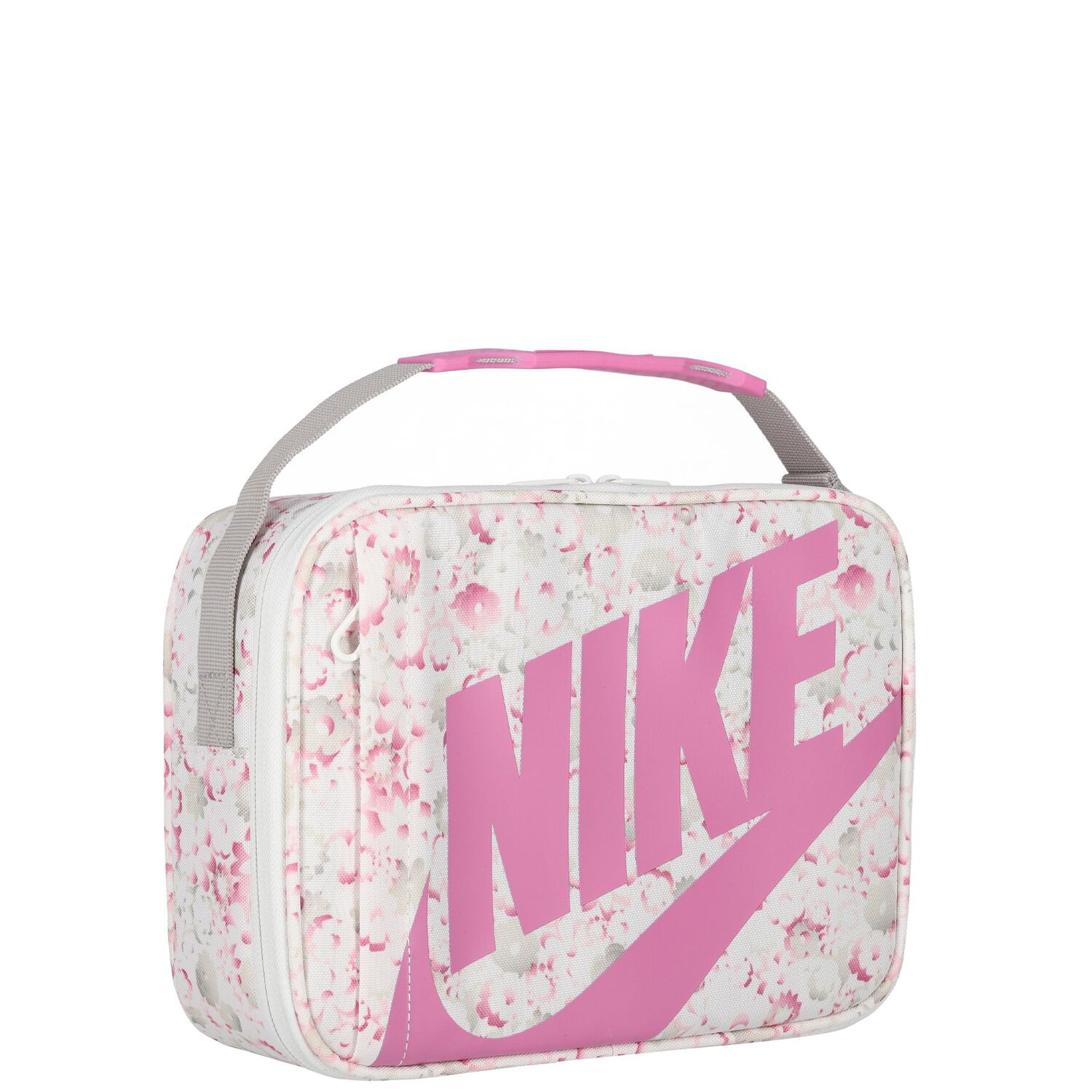 Girls Ivory & Pink Logo Lunch Bag, 1, hi-res
