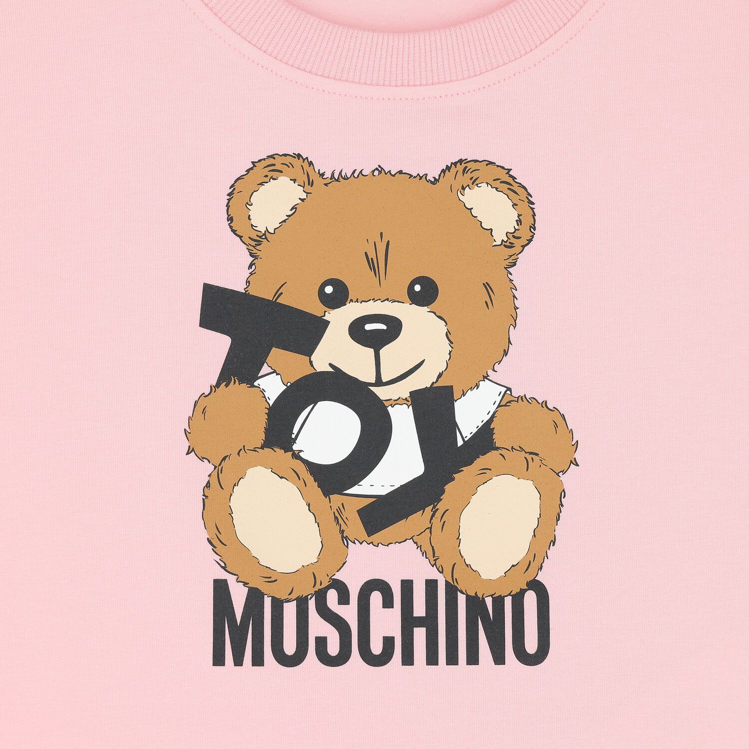 طقم شورت على شكل دب تيدي باللون الوردي للبنات, 1, hi-res image number null