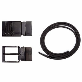 Boys Black & Navy Reversible Belt
