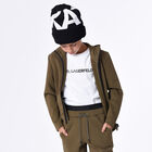 تيشيرت أولاد بالشعار باللون الابيض, 1, hi-res