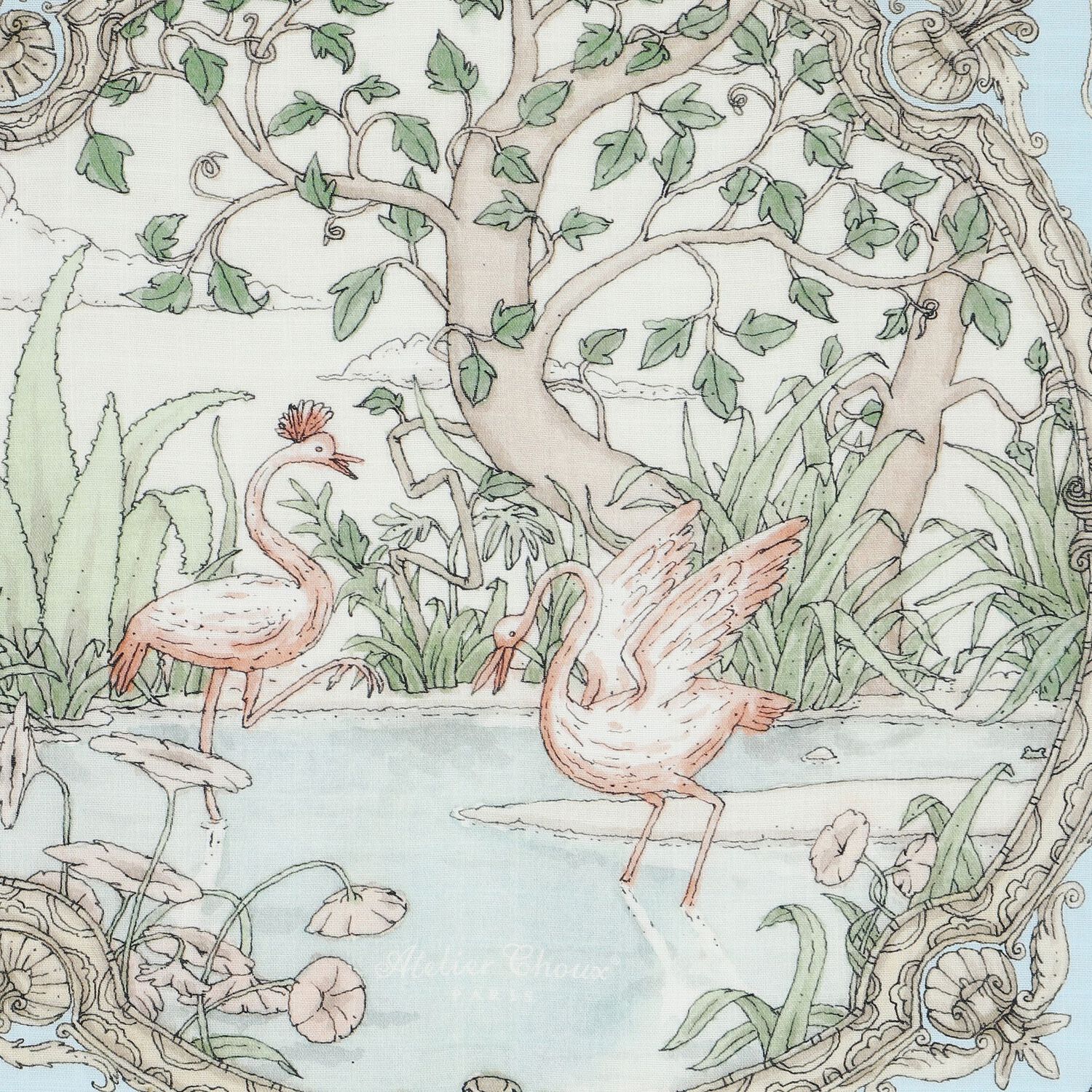 بطانية قماط بطبعة باللون الأبيض والأزرق للأطفال , 1, hi-res image number null