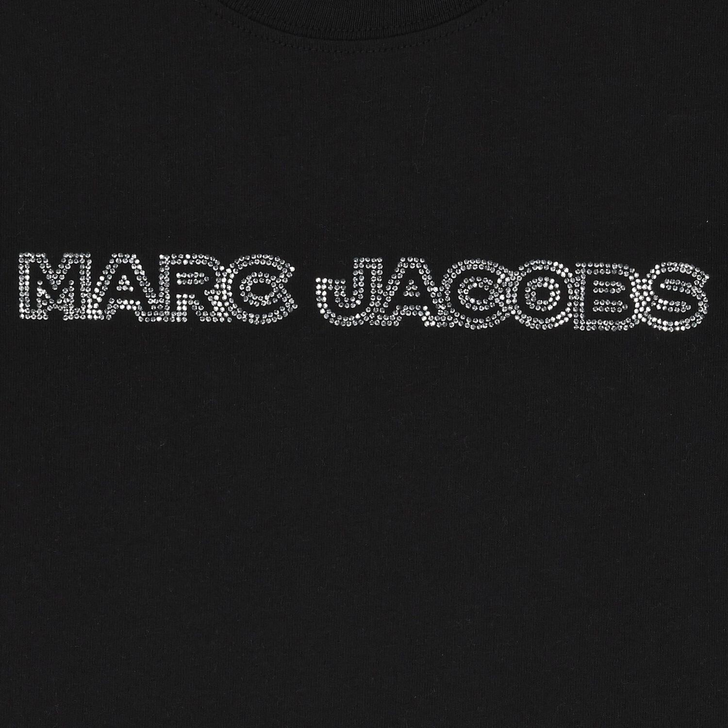 توب بنات بأكمام بالشعار باللون الأسود , 1, hi-res image number null