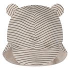 Younger Boys White & Beige Shorts Set, 1, hi-res