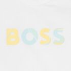 توب اولاد باكمام طويله بالشعار باللون الابيض , 1, hi-res