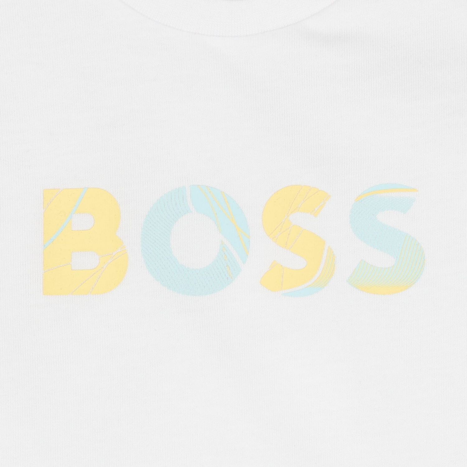 توب اولاد باكمام طويله بالشعار باللون الابيض , 1, hi-res image number null