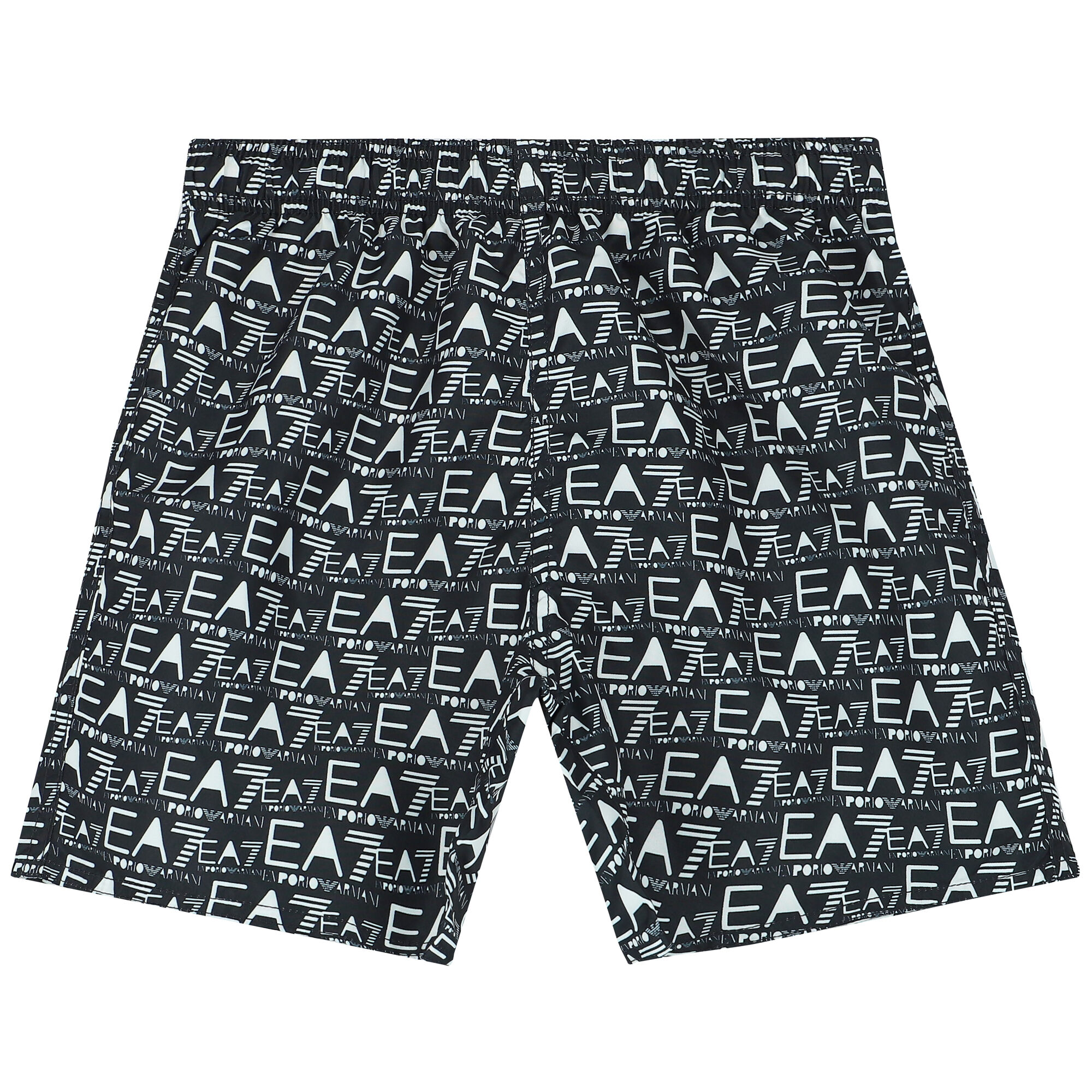White ea7 shorts 2025