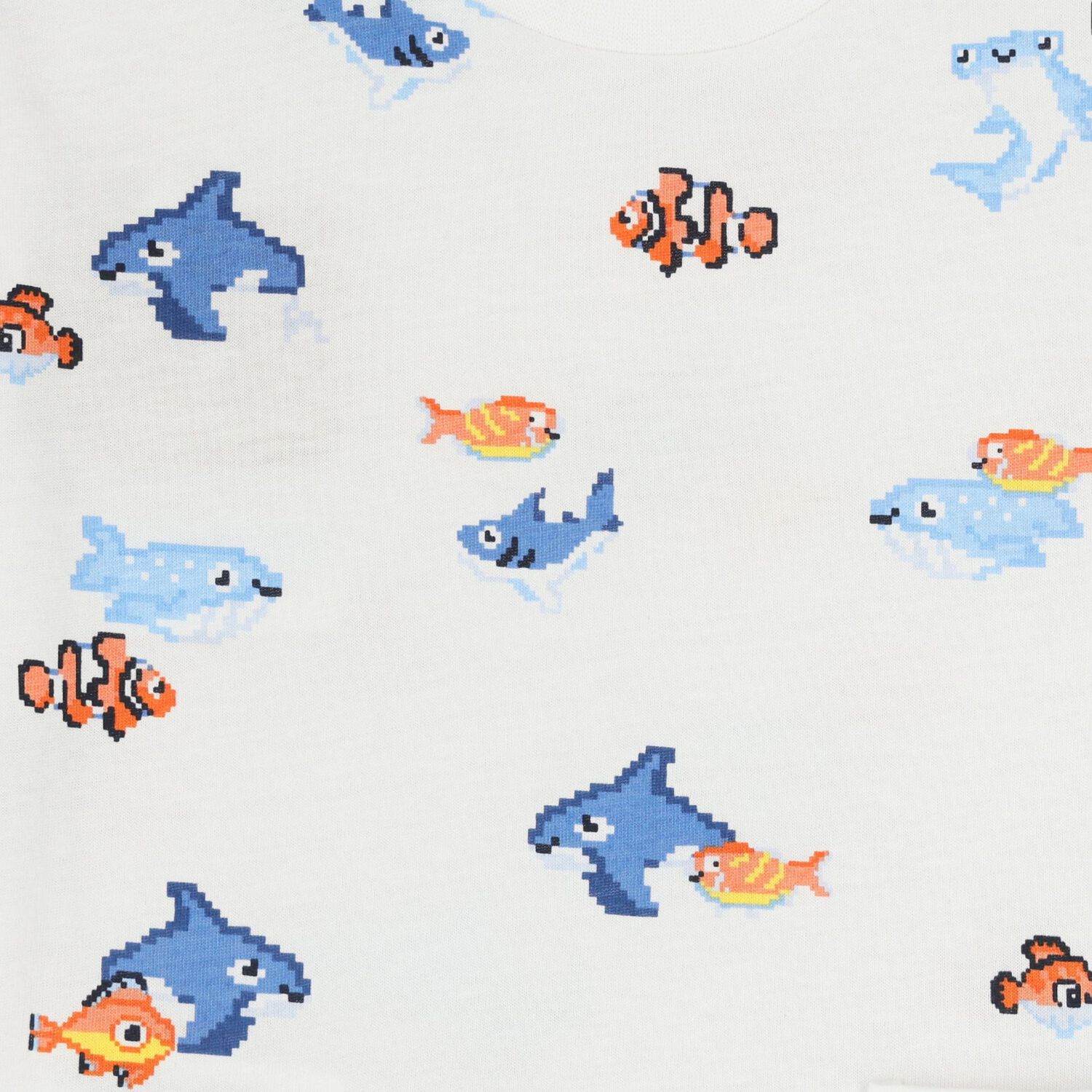 Younger Boys Blue & White T-Shirts ( 2-Pack ), 1, hi-res