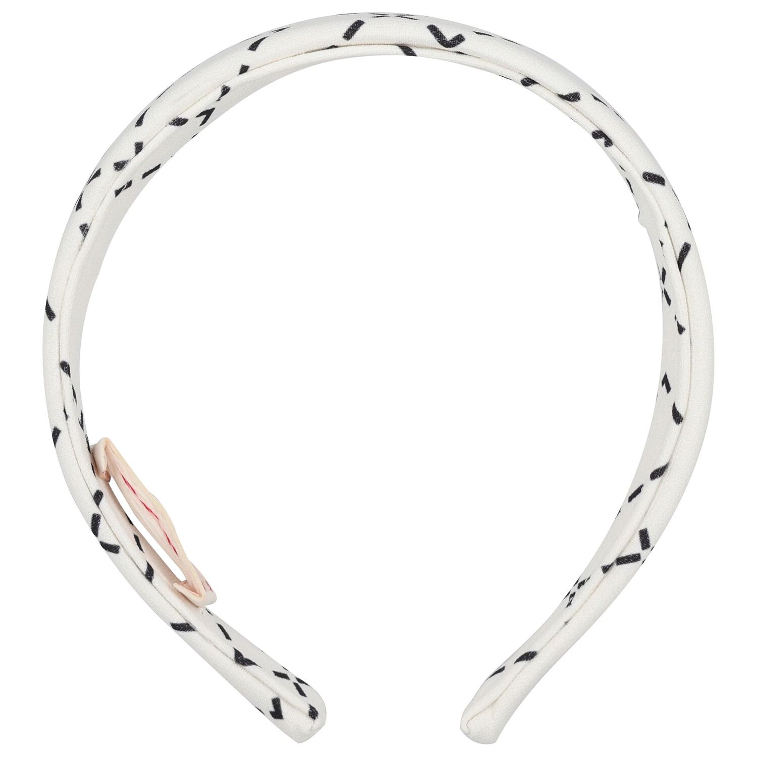 Girls White Logo Headband, 2, hi-res