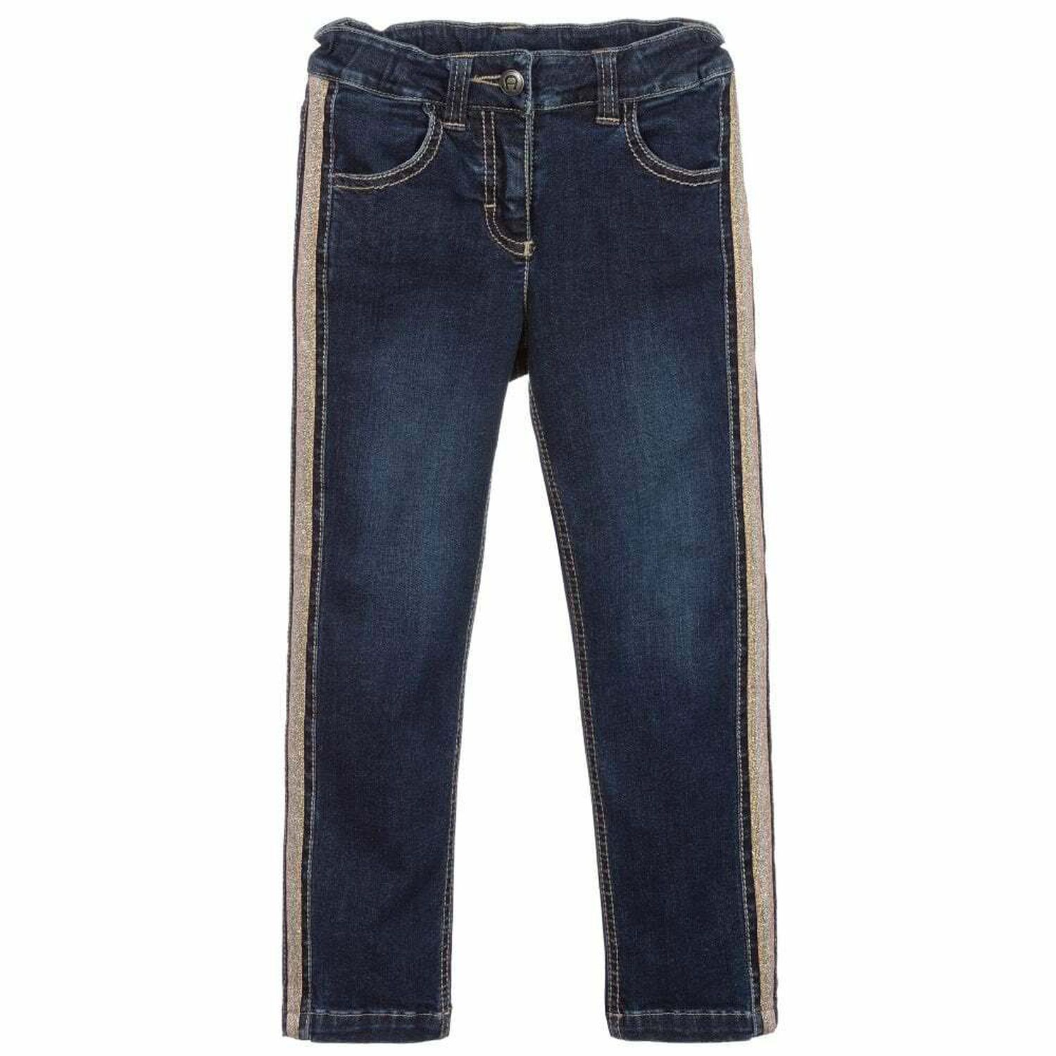 Girls Blue Jeans , 1, hi-res