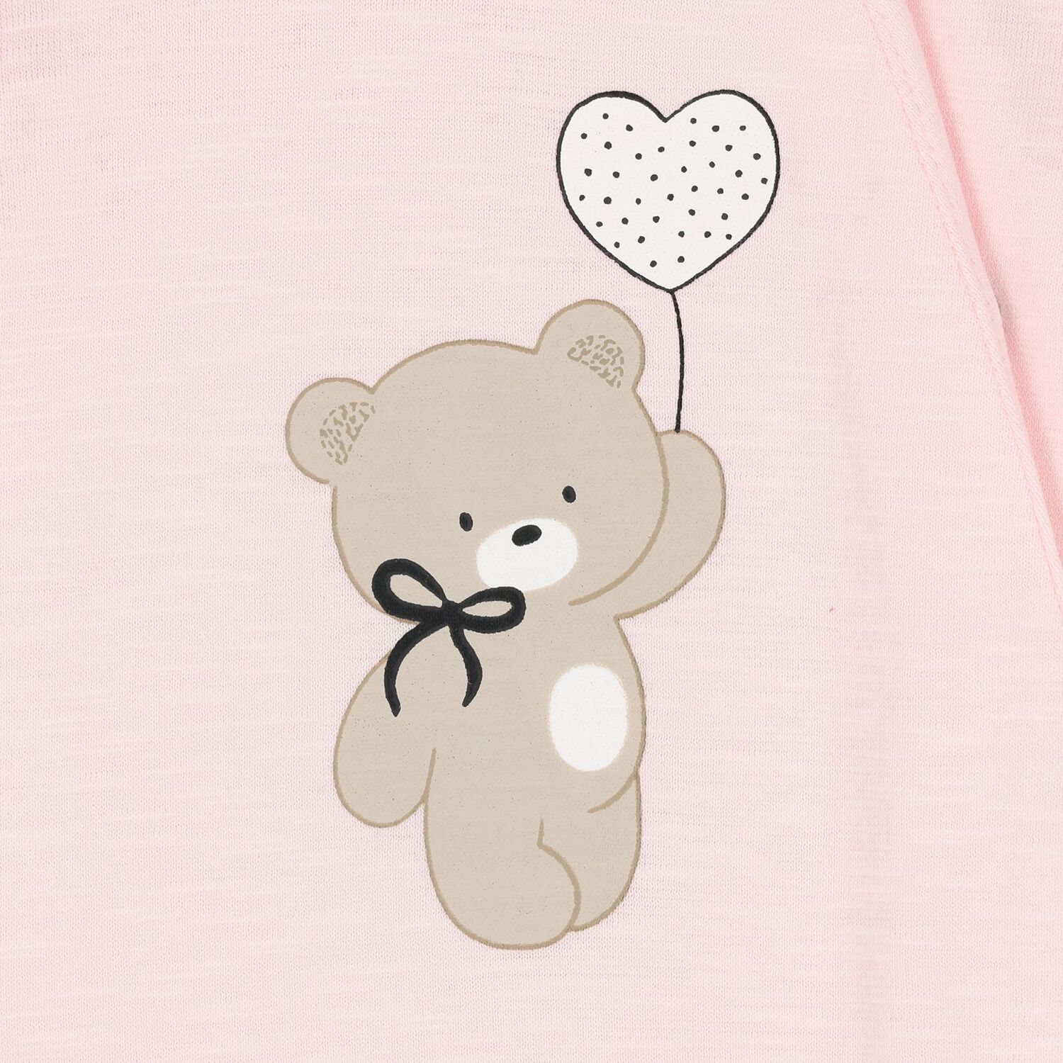 Baby Girls Pink Teddy Bear Babygrow Set, 2, hi-res