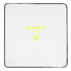 White & Green Logo Baby Blanket, 2, hi-res