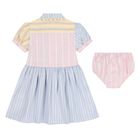 Baby Girls Multi-Coloured Striped Dress Set, 1, hi-res