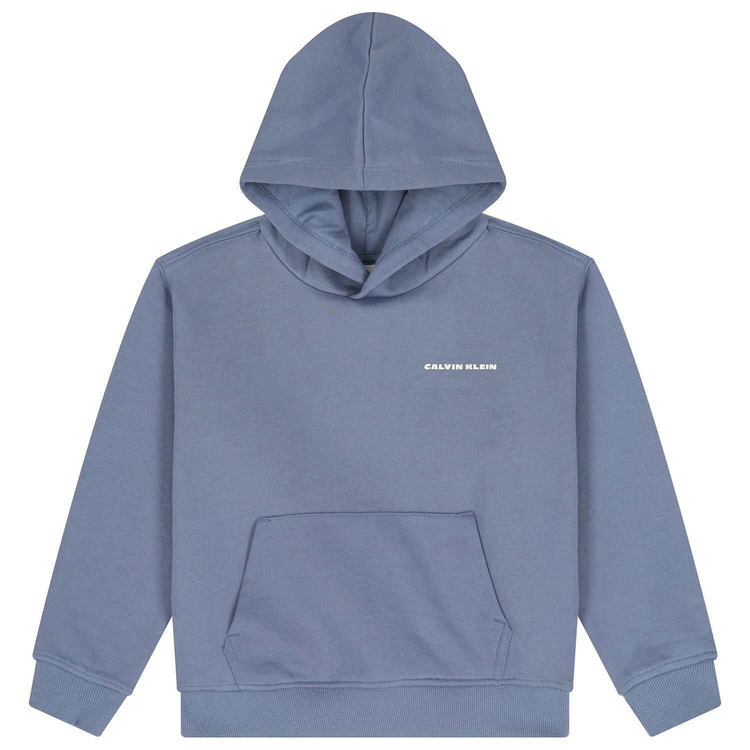 Boys Blue Logo Hooded Top, 2, hi-res