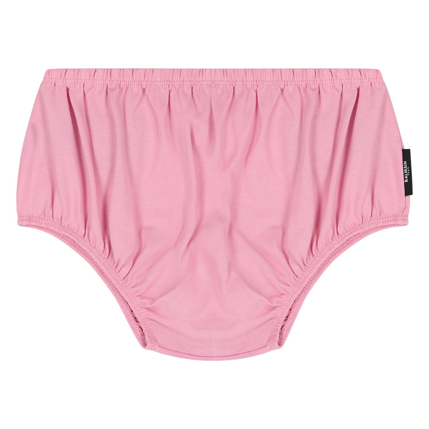 طقم فستان بالشعار باللون الوردي للبنات , 1, hi-res