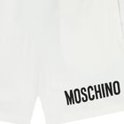 Boys White Logo Shorts, 1, hi-res