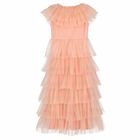 Girls Pink Glitter Tulle Dress, 1, hi-res
