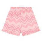 Girls Pink Zig Zag Pyjamas, 1, hi-res