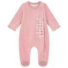 Baby Girls Ivory & Pink Babygrows ( 2-Pack ), 1, hi-res