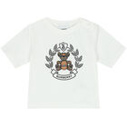 White Crest Logo T-Shirt, 1, hi-res