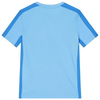 Boys Blue Logo Dri-Fit T-Shirt
