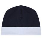 Baby Boys Navy Blue & Blue Logo Babygrow Gift Set, 1, hi-res