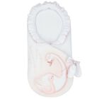 Girls White Swan Baby Nest, 1, hi-res