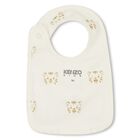 Ivory & Beige Tiger Logo Babygrow Gift Set, 1, hi-res