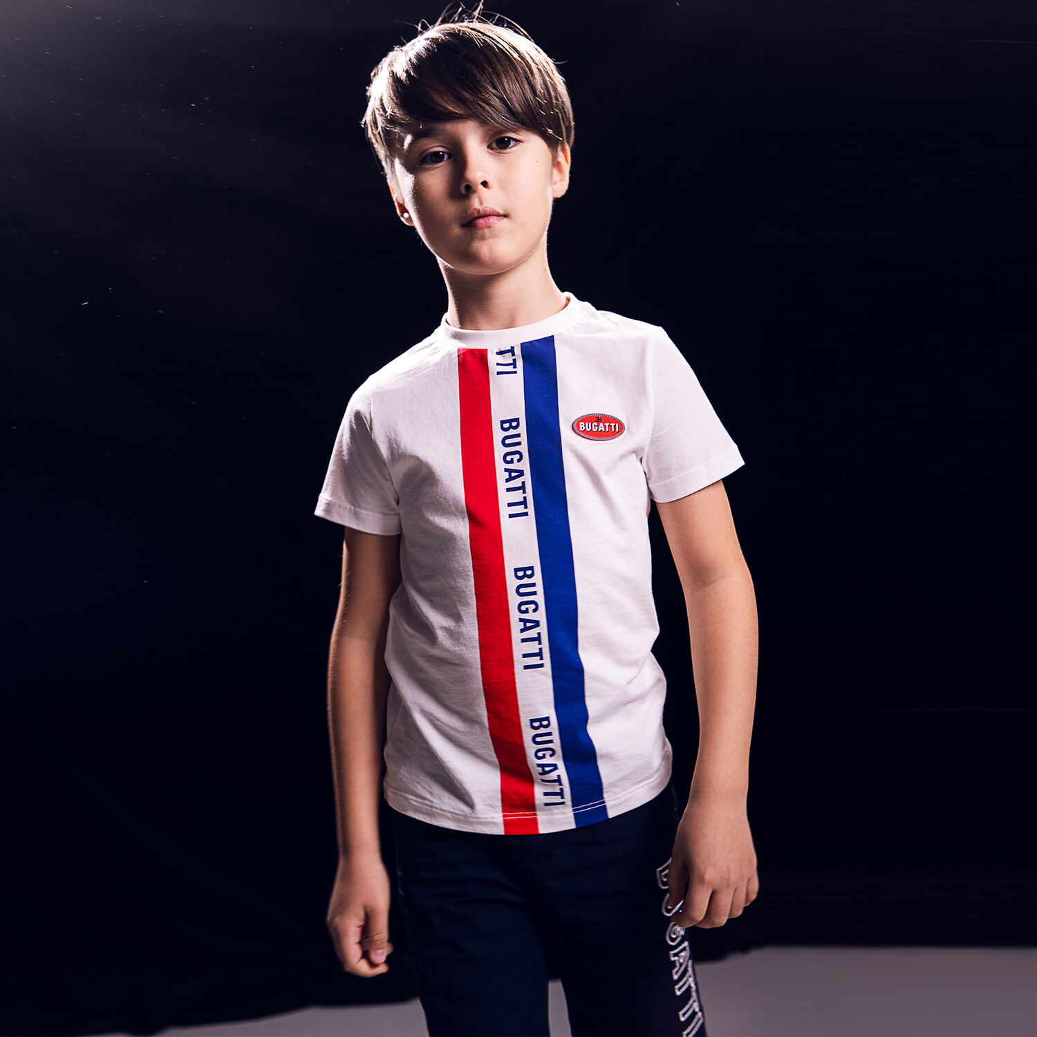 Boys White Logo T-Shirt, 2, hi-res