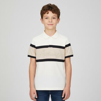 Boys Navy Blue Cotton Polo Shirt, 1 Boys Navy Blue Cotton Polo Shirt