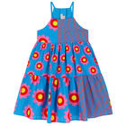 فستان بطبعة الزهور باللون الأزرق, 1, hi-res