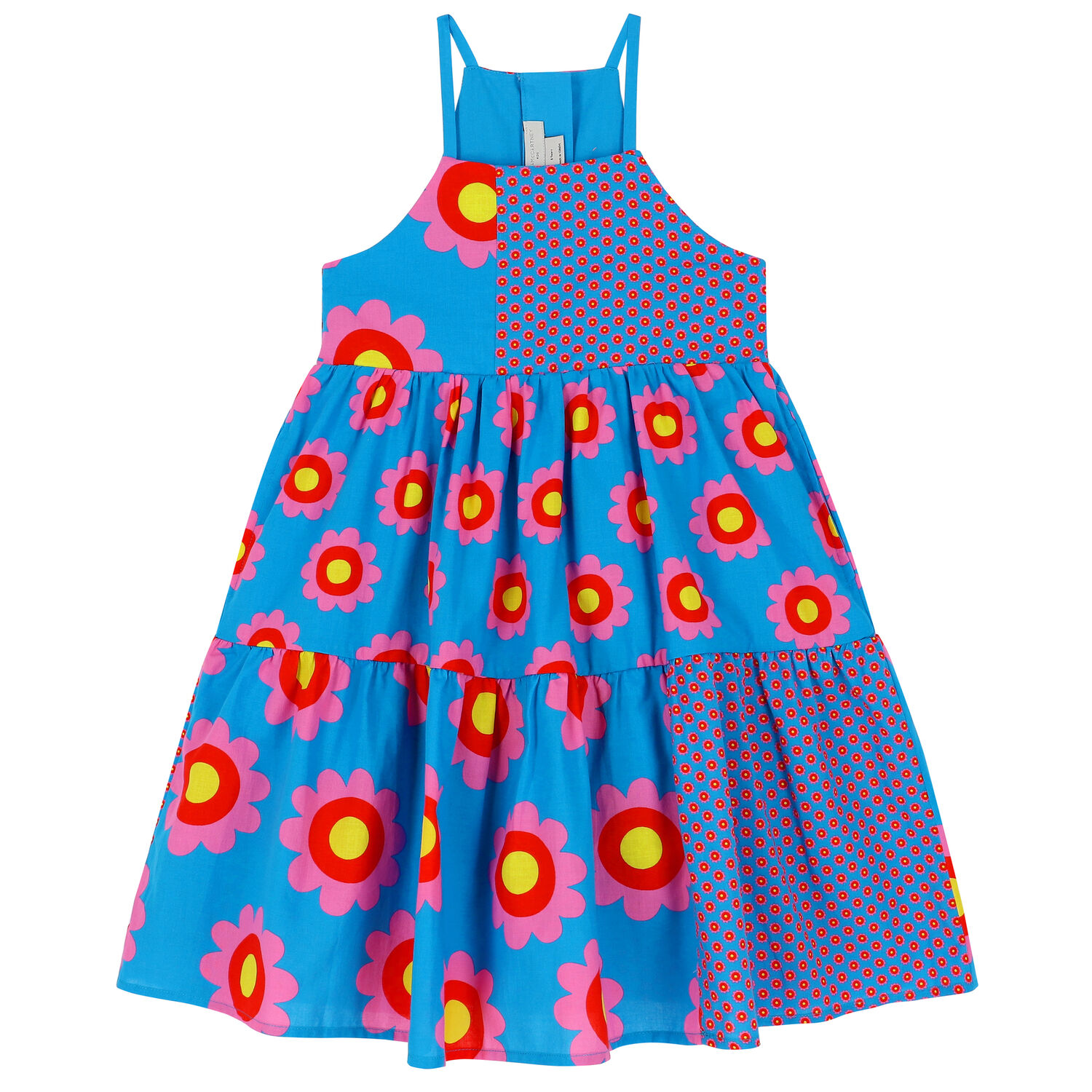 فستان بطبعة الزهور باللون الأزرق, 1, hi-res