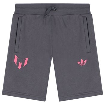 Boys Grey Messi Shorts