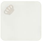 طقم بطانية و قبعة أولاد بشعار تاج باللون العاجي, 1, hi-res