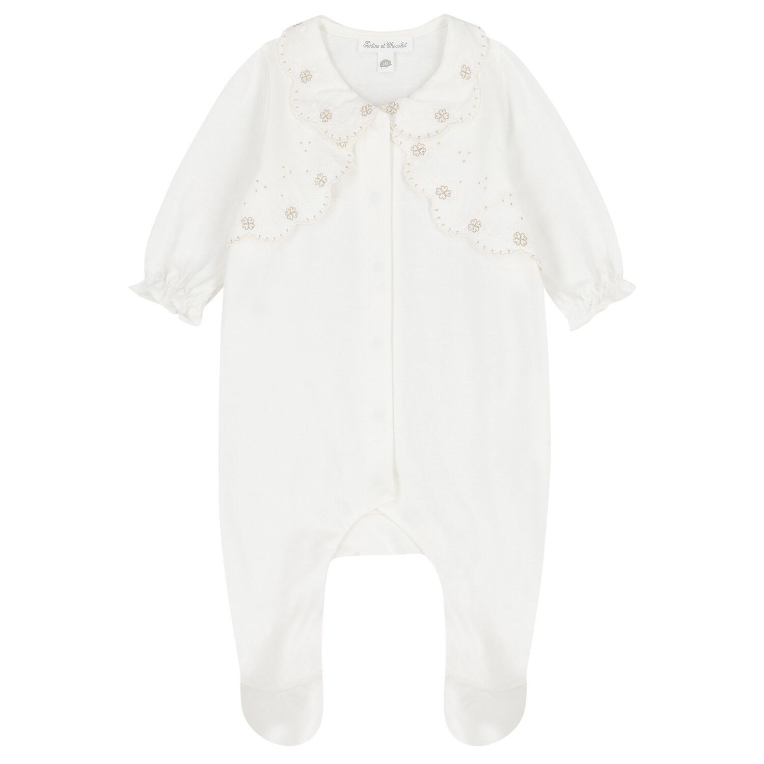 افرول بنات مزين بالزهور باللون الوردى , 1, hi-res