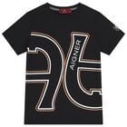 Boys Black Logo T-Shirt, 2, hi-res
