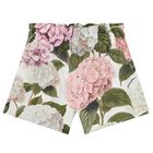 Girls Multi-Coloured Floral Shorts, 1, hi-res