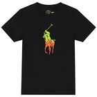 Boys Black Logo T-Shirt, 1, hi-res