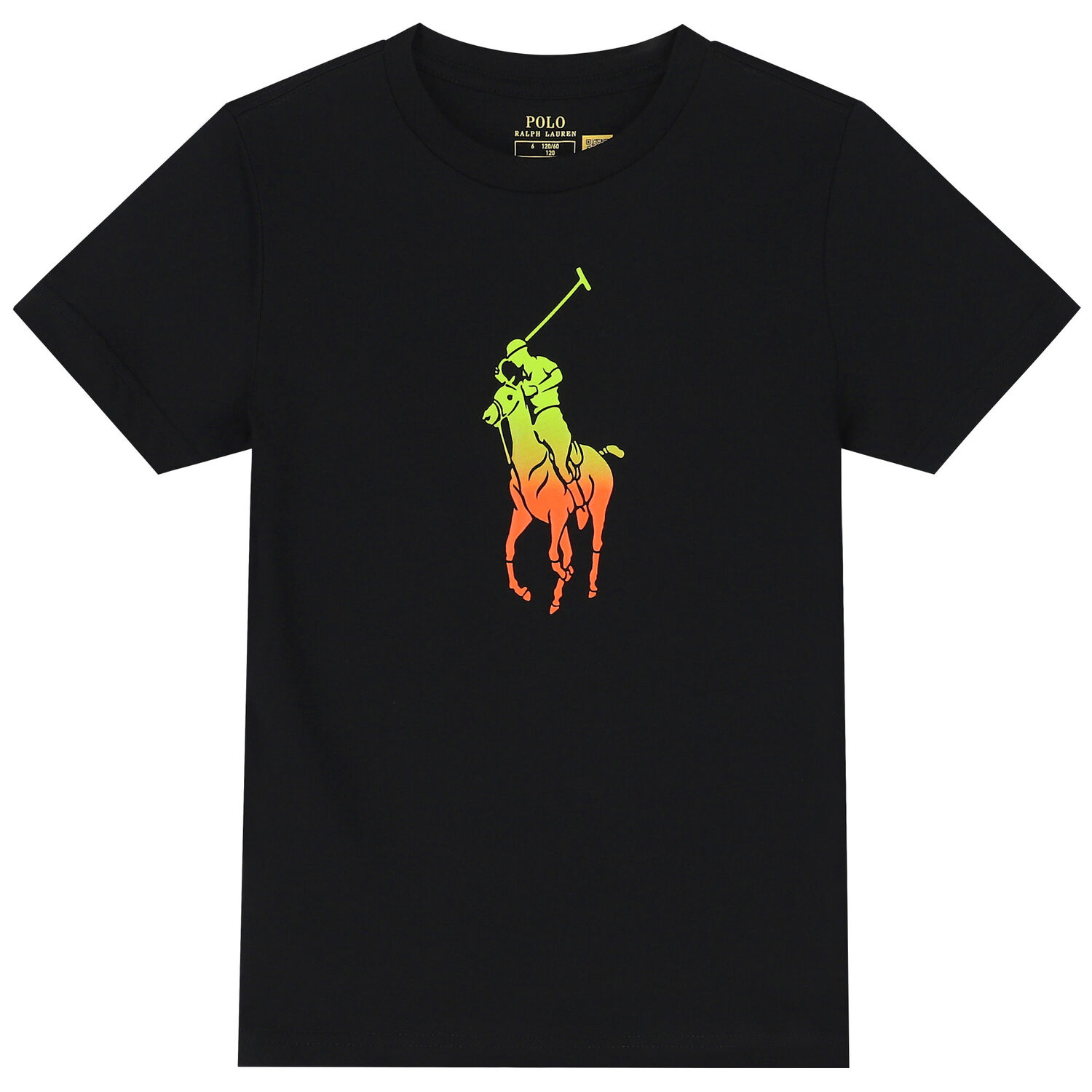 Boys Black Logo T-Shirt, 1, hi-res