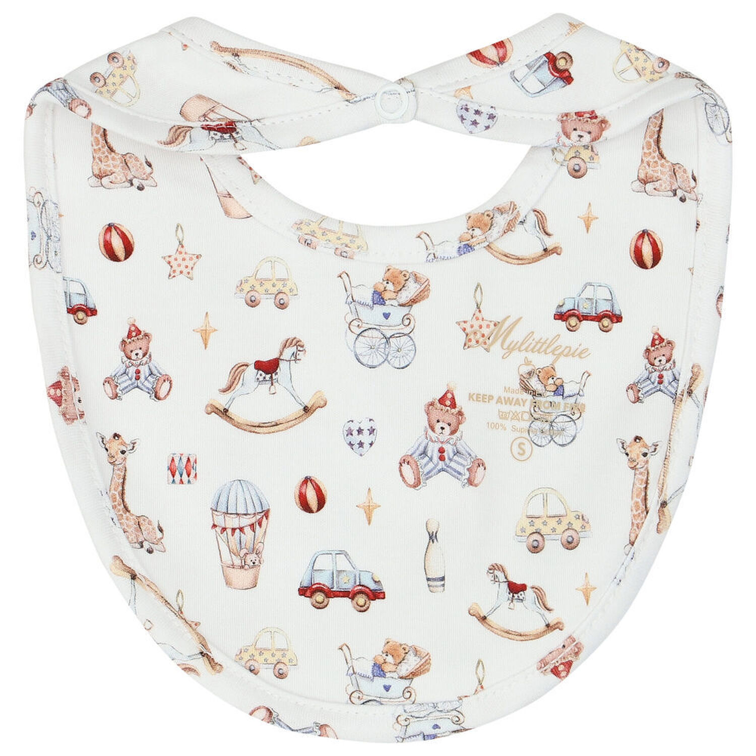 Baby Boys White Toys Babygrow Set, 1, hi-res