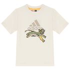 تيشيرت بالشعار باللون البيج, 1, hi-res